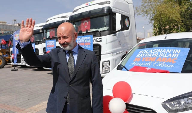 KOCASİNAN DA 173 YENİ ARAÇ TANITIMI