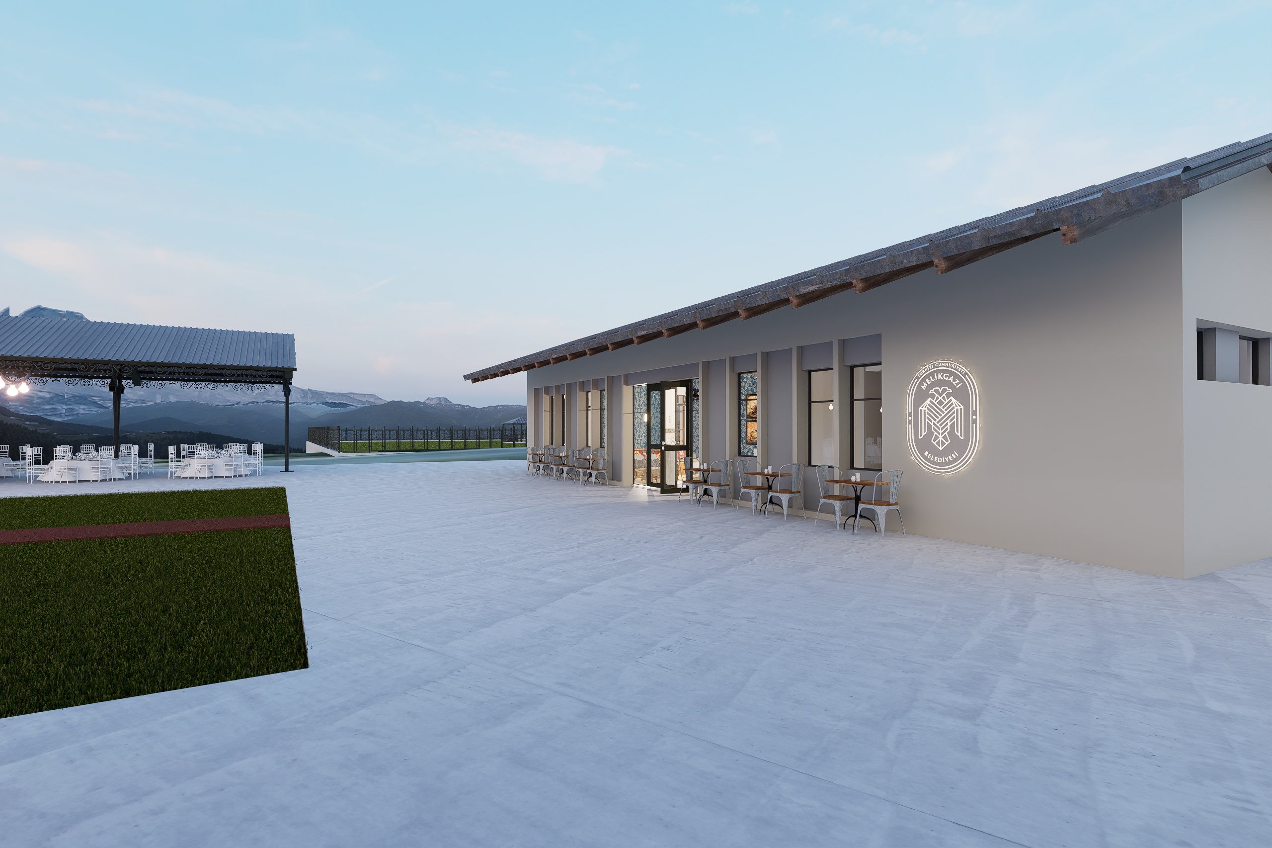 KÜÇÜK BÜRÜNGÜZ İLE SUBAŞI MAHALLELERİNE HİTAP EDECEK SOSYAL TESİS YAPILIYOR