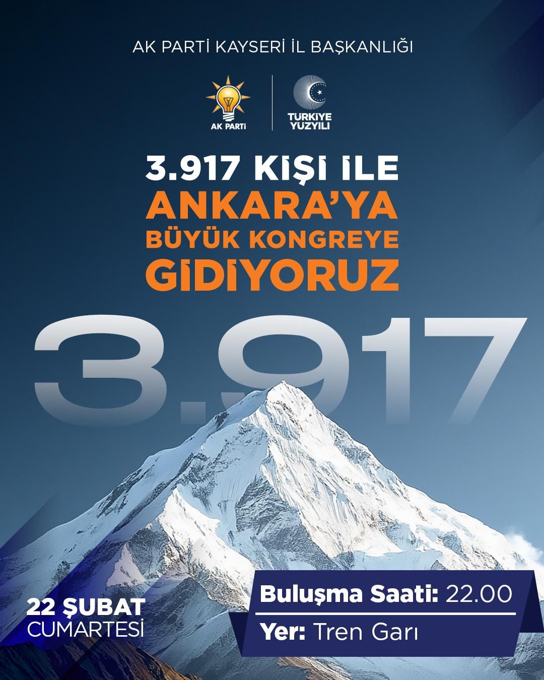 AK PARTİ KONGRESİNE KAYSERİDEN KATILIM BÜYÜK