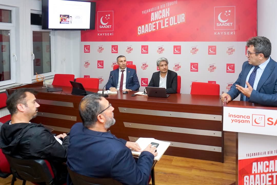 SAADET PARTİSİ KAYSERİ İL BAŞKANI ERDAL ALTUN: “BİZ, YÜKÜN ALTINA ELİNİ KOYAN KADROLARIZ”