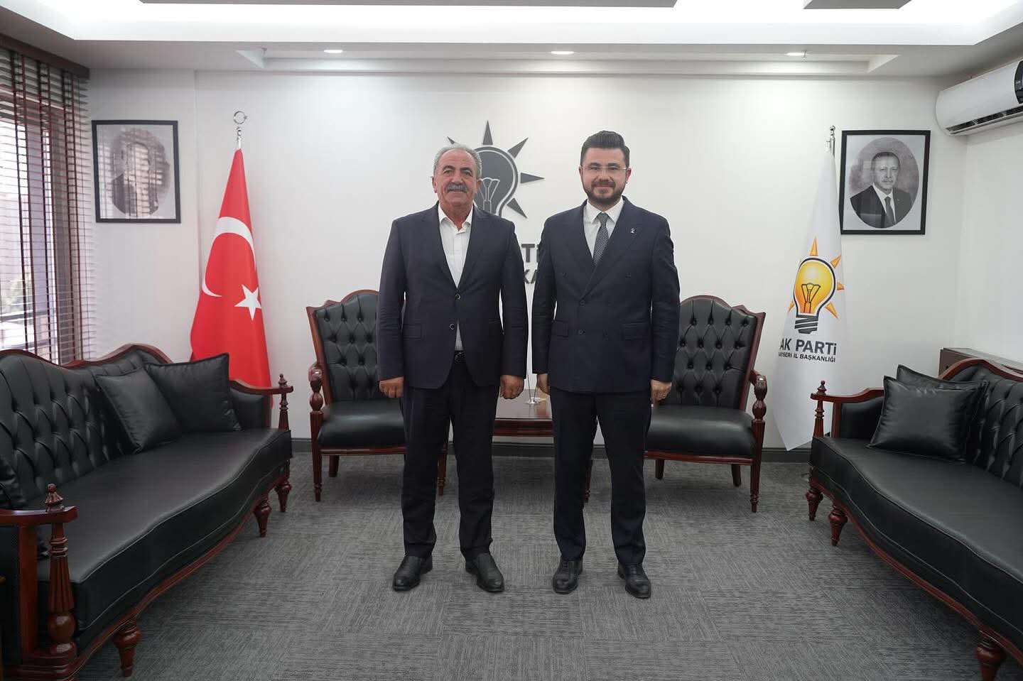 CHPLİ BELEDIYE BAŞKANINDAN AK PARTİ KAYSERÎ İL BAŞKANINA ZİYARET 