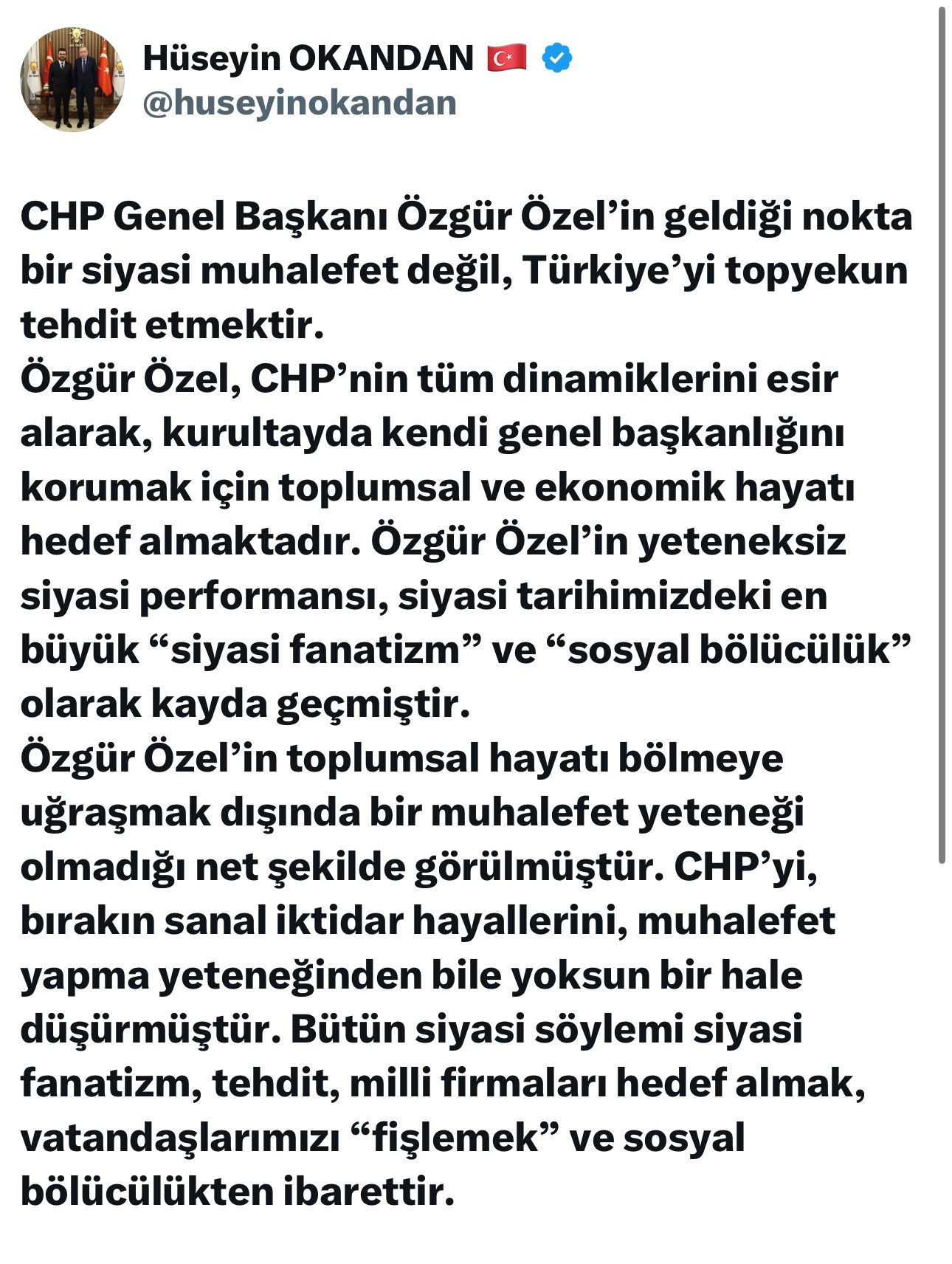 TOPLUMSAL BÖLÜNMEYE YOL AÇIYOR