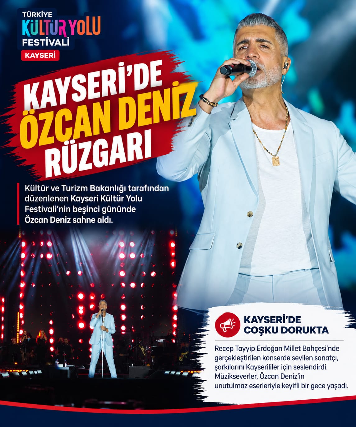 KAYSERİ’DE ÖZCAN DENİZ RÜZGARI