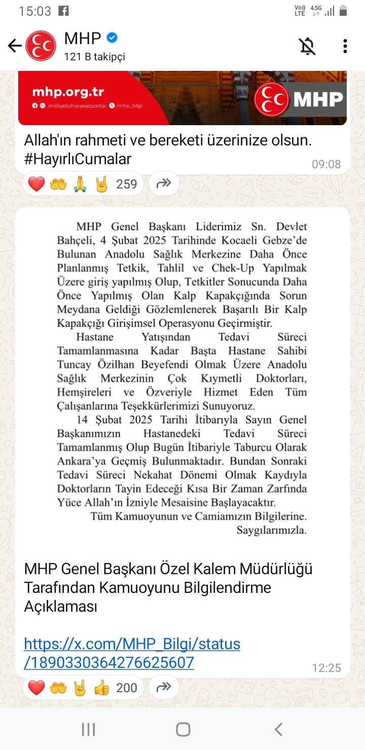 MHPDEN KAMUOYU BİLGİLENDİRİLMESİ