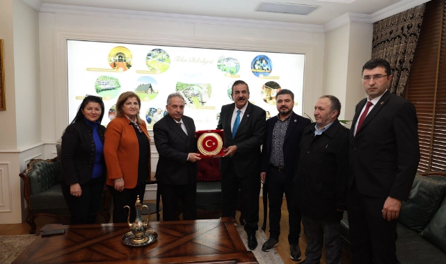BBP'DEN BAŞKAN YALÇIN'A ZİYARET 