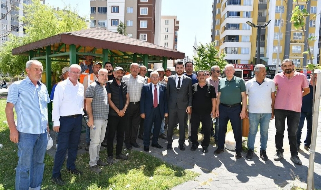 BÜYÜKKILIÇ ERKİLETTE ASFALT ÇALIŞMALARINI İNCELEDİ
