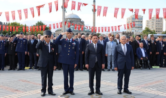 KAYSERİDE GAZİLER GÜNÜ KUTLAMASI YAPILDI