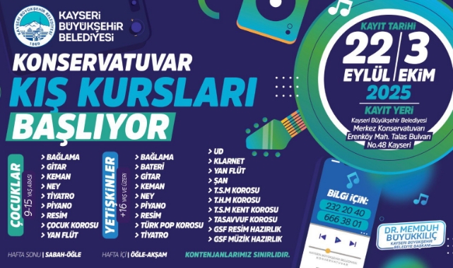 KIŞ KURS KAYITLARI BAŞLADI