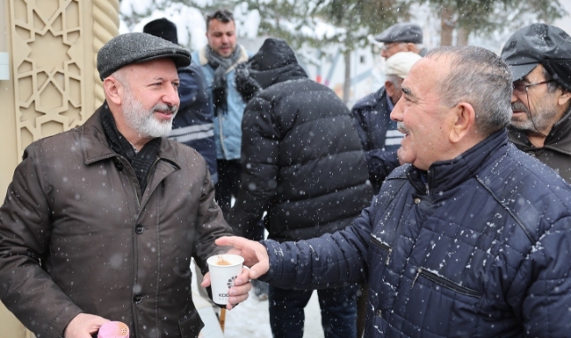 KIŞ GÜNÜNDE İKRAMLAR BELEDİYEDEN
